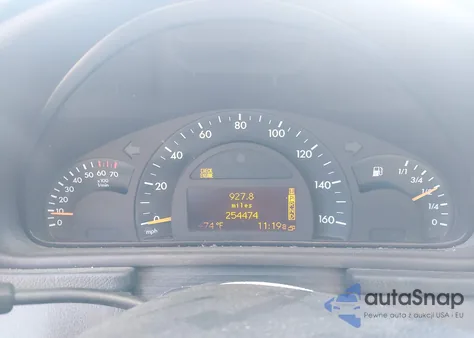 2001 Mercedes-Benz C 240 from USA, damaged, VIN WDBRF61J81F070262